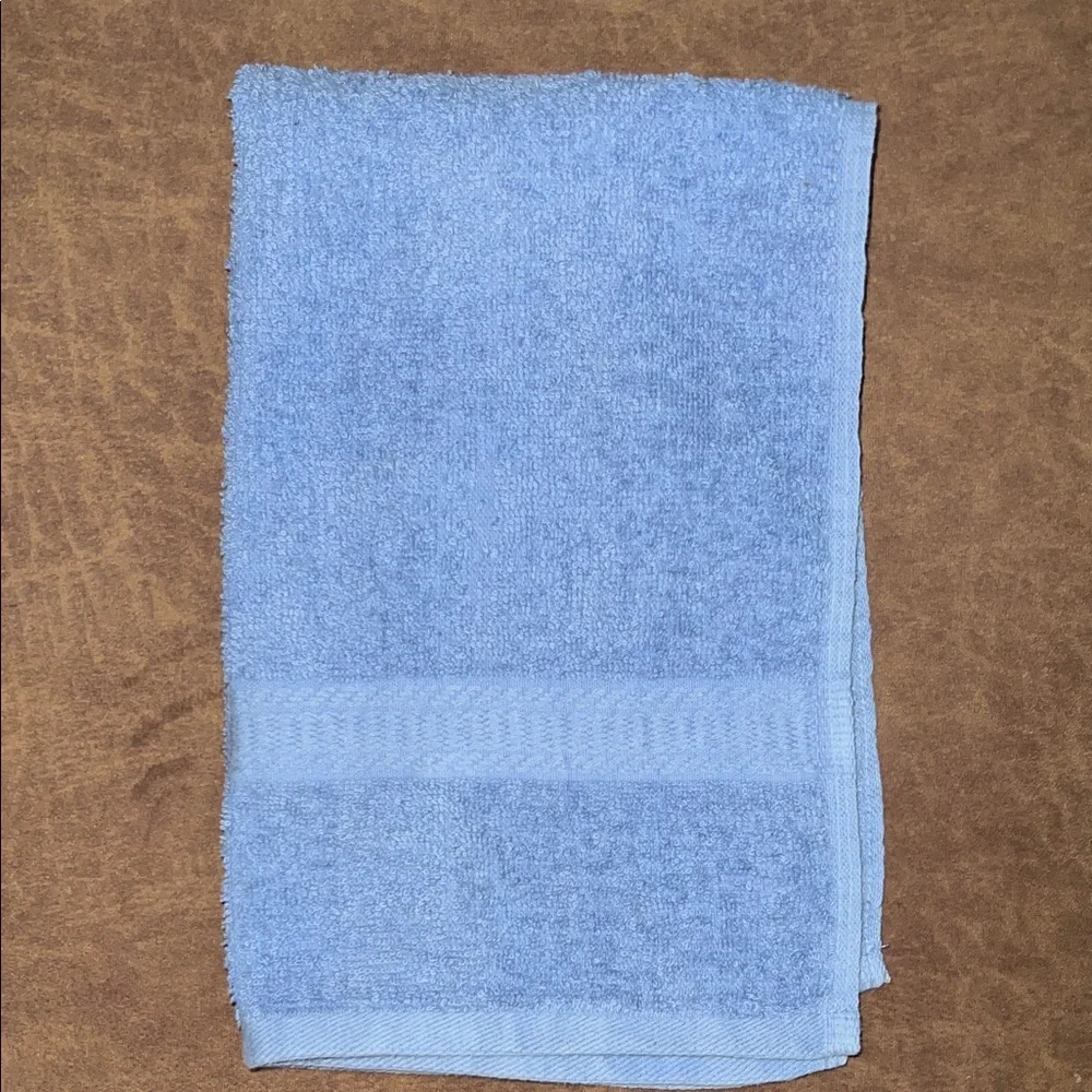 Mainstays Blue Cotton Hand Towel